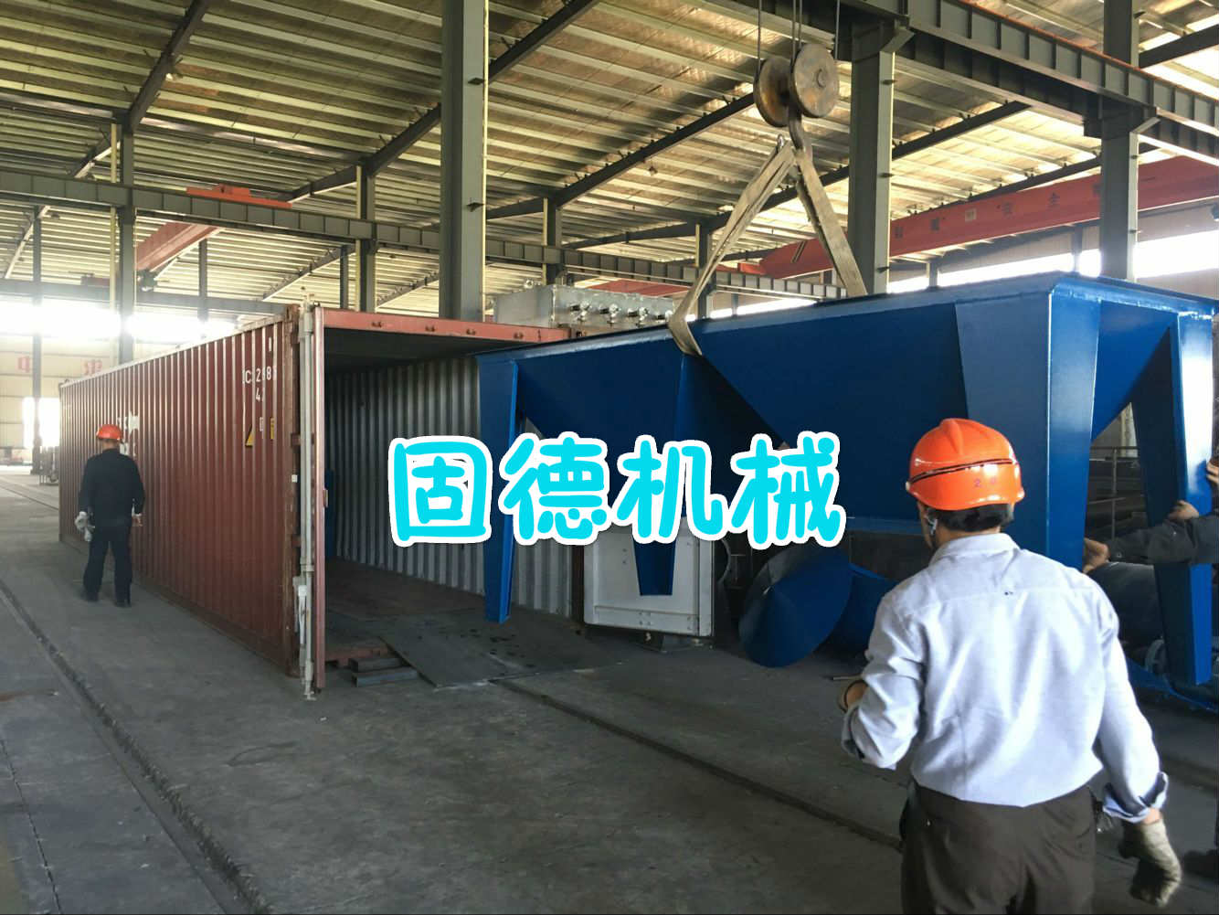 噴砂房發往俄羅斯